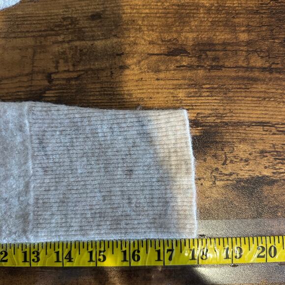 Mer Sea Open Cardigan Shrug Small Crop Medium Beige Wool Alpaca Quiet Luxury EUC - Picture 5 of 8